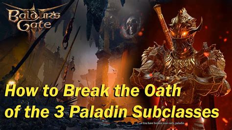 Breaking paladin oath bg3. Things To Know About Breaking paladin oath bg3. 
